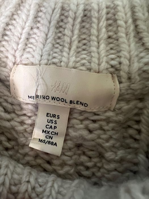 H&M premium S вовна мериноса светр джемпер