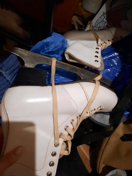 Шкіряні ковзани 24, 5 см