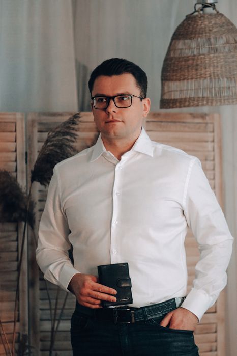 BELTIMORE 115 130 pasek do spodni jeans skórzany pas skóra granatowy