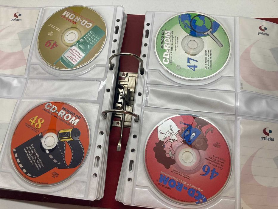 36 CDs "Mundo do CD-Rom: Informática Prática e Descomplicada"