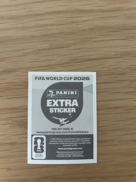 Alphonso Davies Extra Sticker Panini Mundial 2026