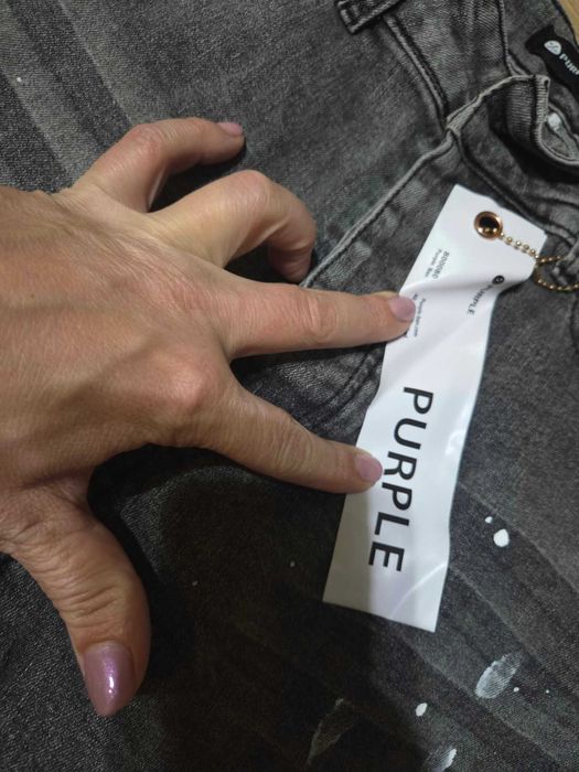 Jeansy purple - brand replika