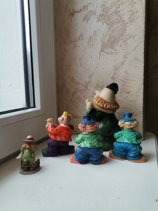 Klauny - ceramiczne figurki