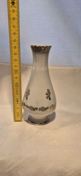 Chodzież porcelanowy zestaw stołowy 2x dzbanuszek oliwa ocet + wazonik