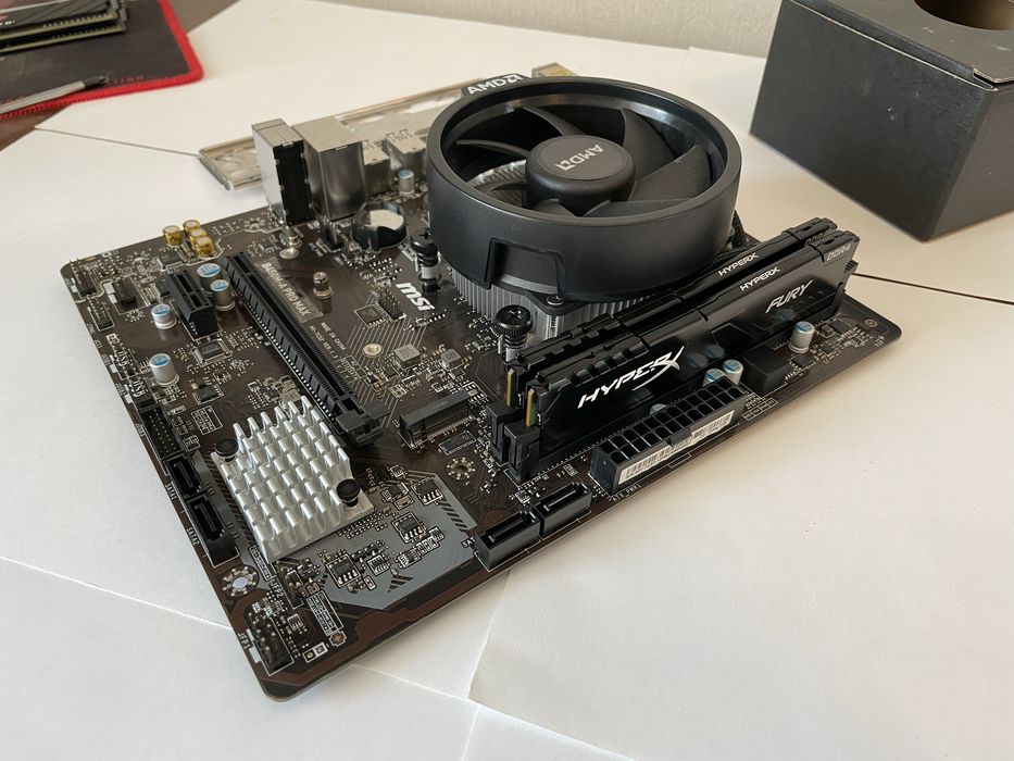 Ігровий комплект Ryzen 5 5500 MSI B450M 16GB DDR4 кулер