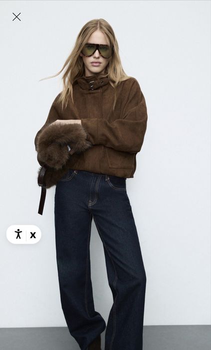 Джинси stradivarius висока посадка прямі wide leg