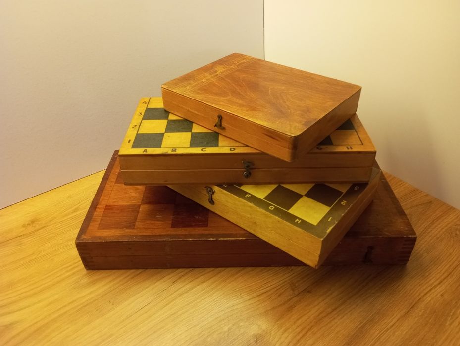 Старые шахматы деревянные