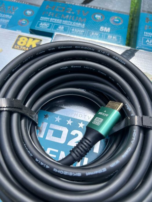 Кабель HDMI - HDMI V2.1  8K 48Gbps  10 метрів
