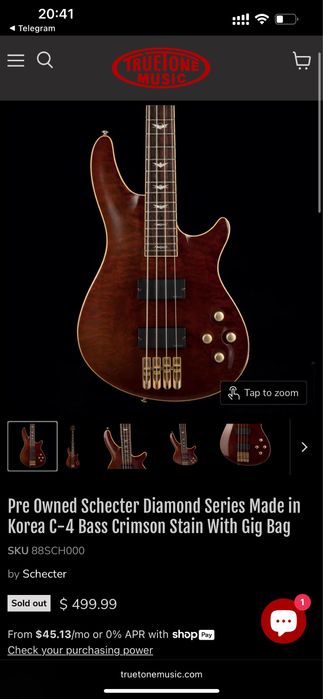 Бас-гітара Schecter Diamond Series C-4 Bass