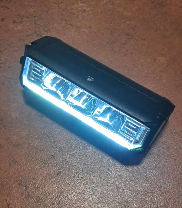 Велофара 900lm + задний габарит