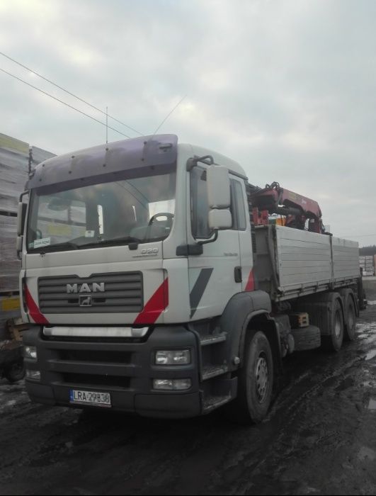 Usługi transportowe HDS transport dźwig lubelskie fv