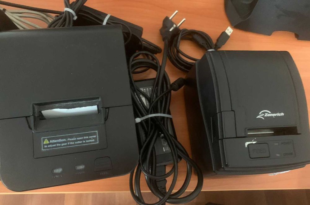 POS терминал под узкую ленту- принтер чеков