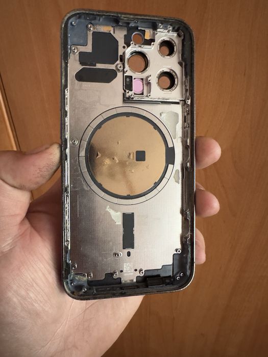 Корпус айфон 13про Max синийоригiнал iphone 13pro корпус панель стекло