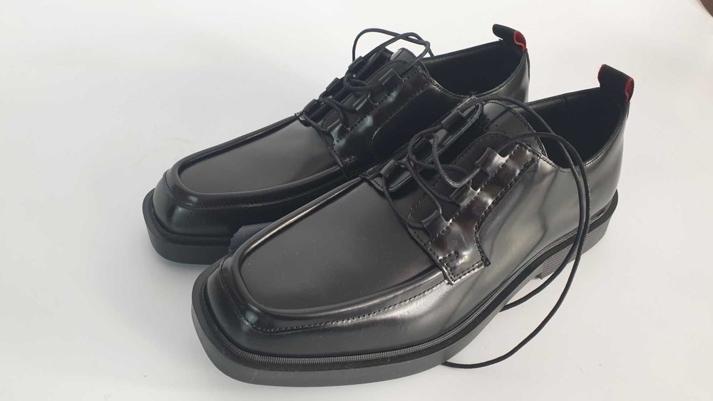 HUGO Półbuty Iker Derb  Czarny rozmiar  40