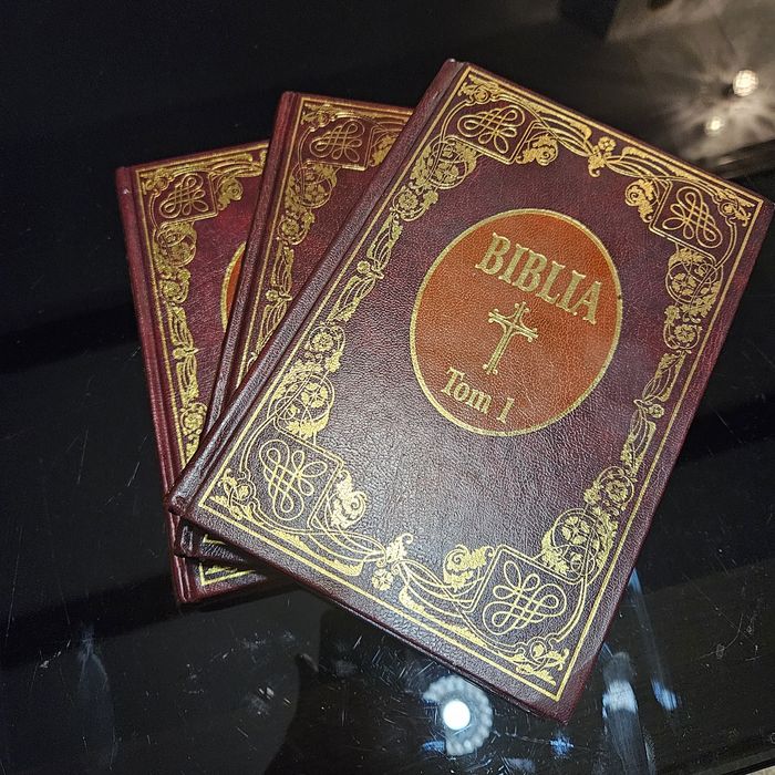 Biblia przekład Wujka Tom I-IV komplet Jakub Wujek
