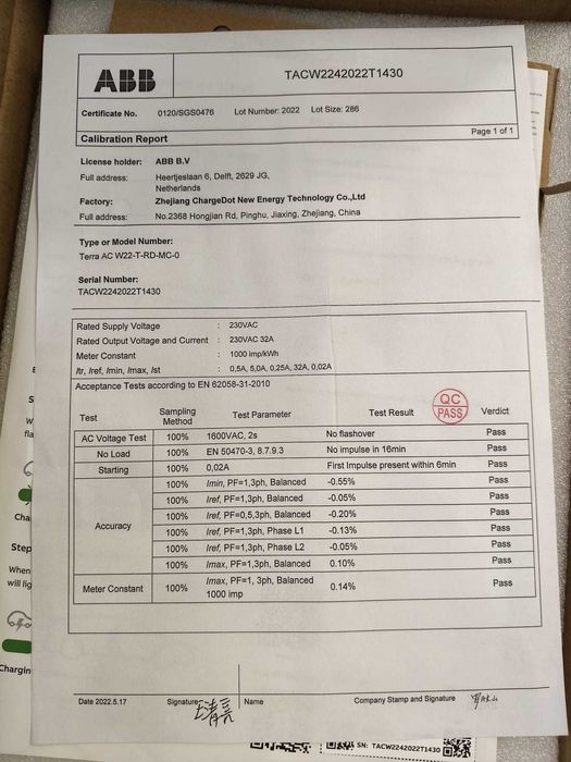 ABB Wallbox - Charging station