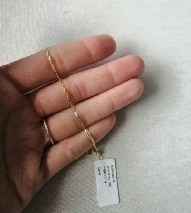 Złota bransoletka 333