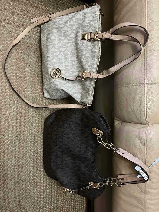 Велика оригінальна шкіряна номерна сумка michael kors