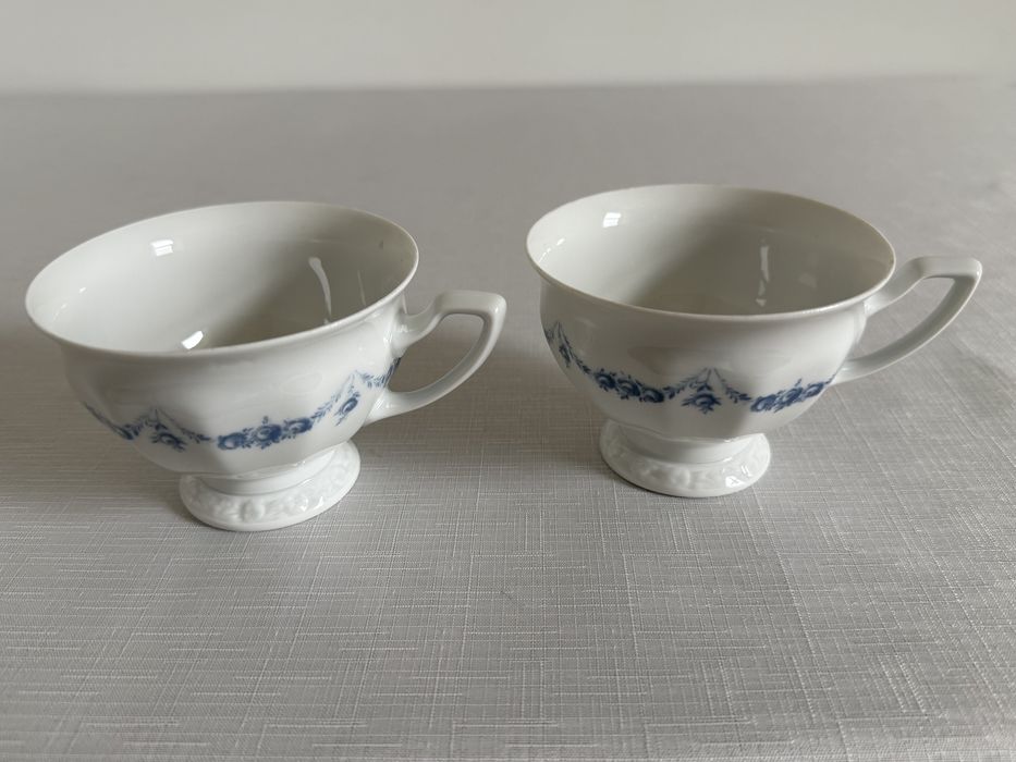 Filiżanki Rosenthal Biala Maria Blau