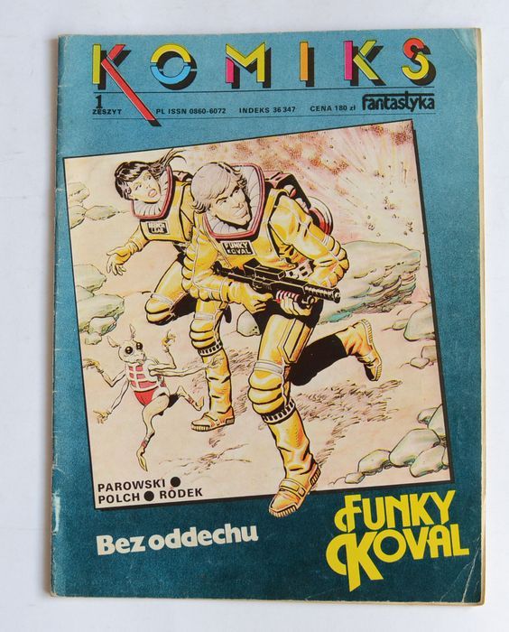 Komiks Fantastyka zeszyt 1 Funky Koval Bez oddechu