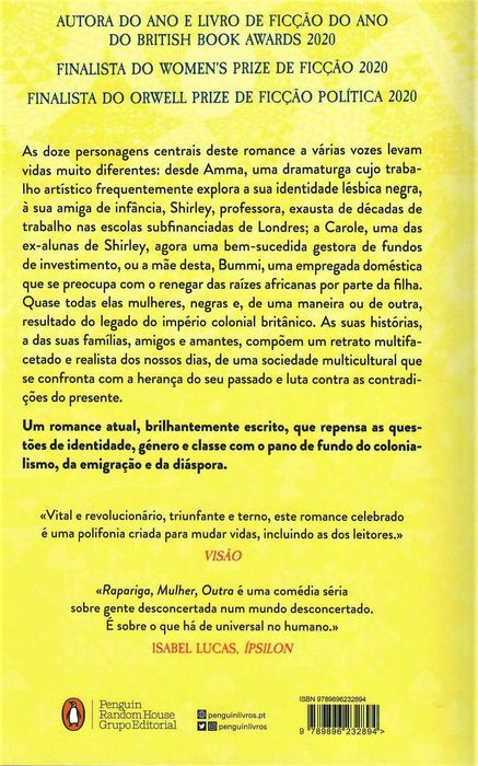 BERNARDINE EVARISTO «Rapariga - Mulher - Outra»