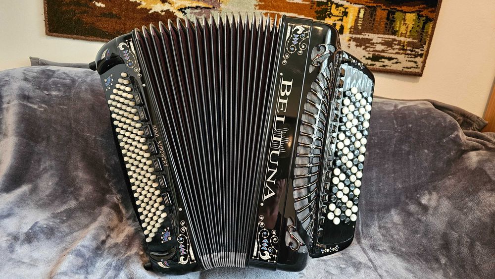 Rewelacyjny akordeon guzikowy BELTUNA – Prestige V K!!