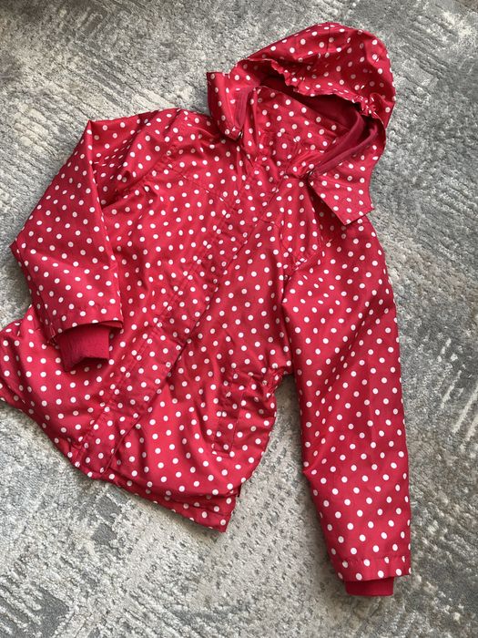 Kurteczka wiosenna, wiatrówka dla dziewczynki 128/134.