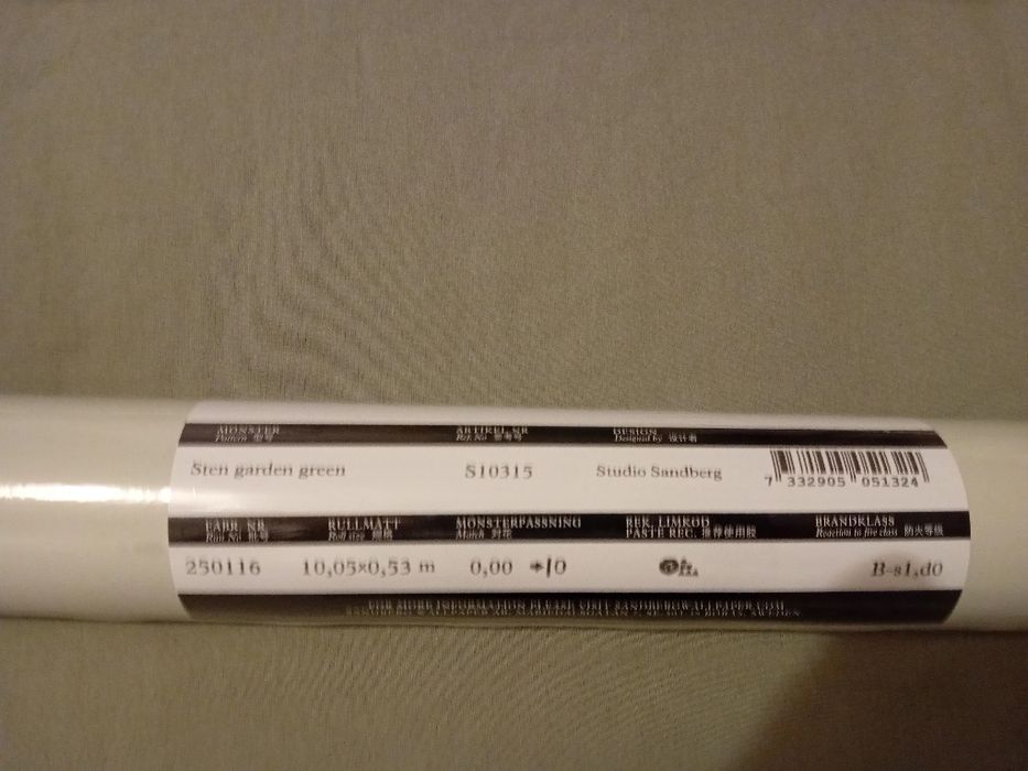 Papel de parede verde água 2 rolos de 10 metros  lineares