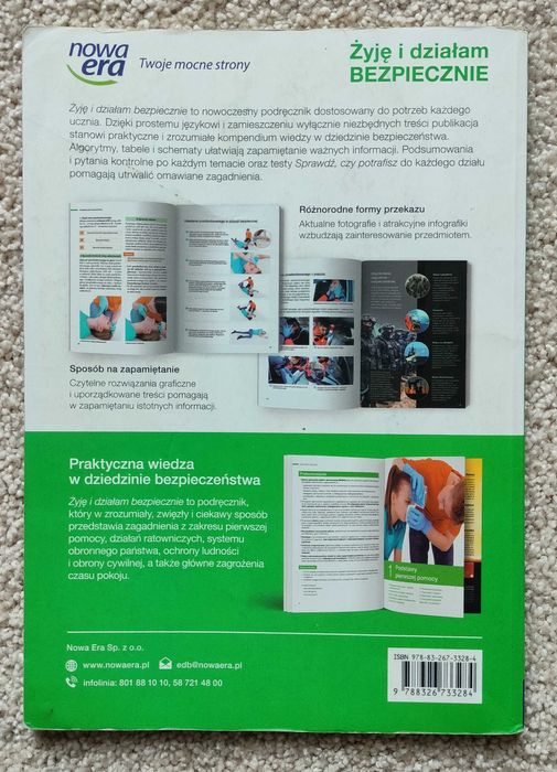 "Żyję i działam BEZPIECZNIE" do klasy 1 /Technikum, Liceum