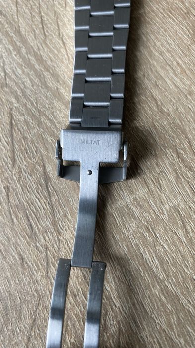 Металевий ремінець/браслет бренду “Miltat” для годинника Seiko King Samurai