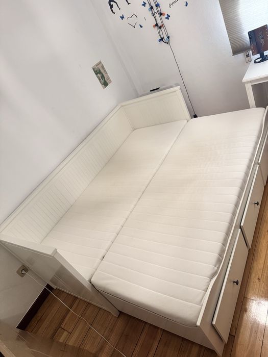 Cama IKEA HEMNES com 3 gavetas – Excelente estado