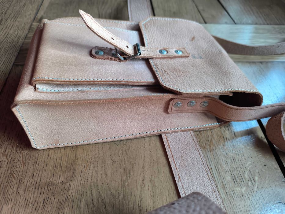 Skórzana torba dla elektryka, narzędziowa do pasa i na ramię