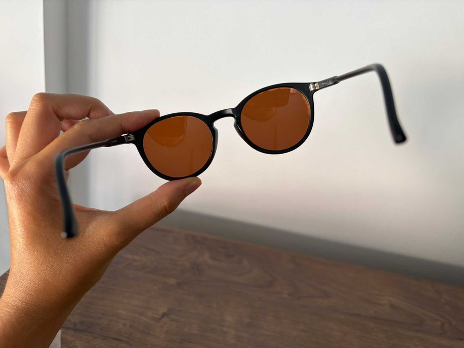 oculos de sol redondos castanhos tigresa humps optics