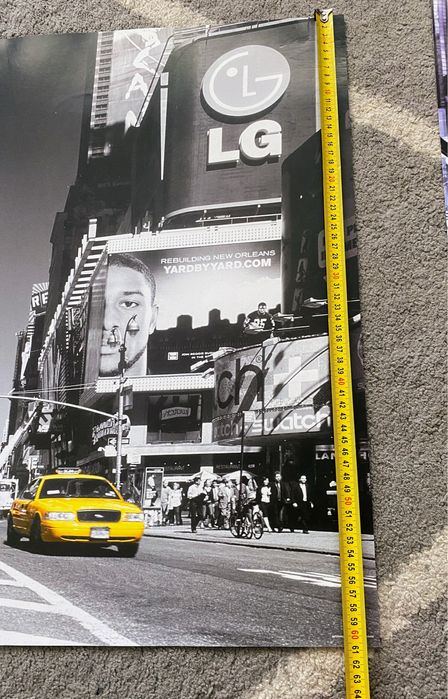 Plakat żółta taksówka 91x61 cm