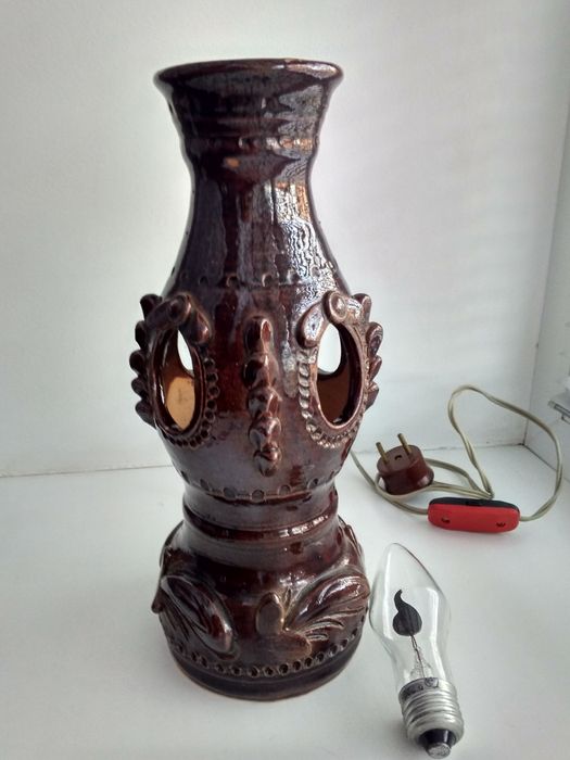 Светильник ночник кераміка електричний ретро