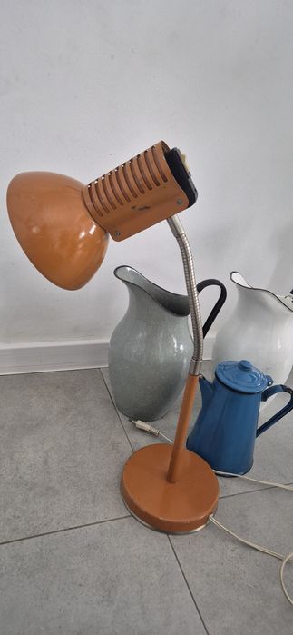 Polska lampka biurkowa Polam Pniewski  Rudkiewicz prl loft retro