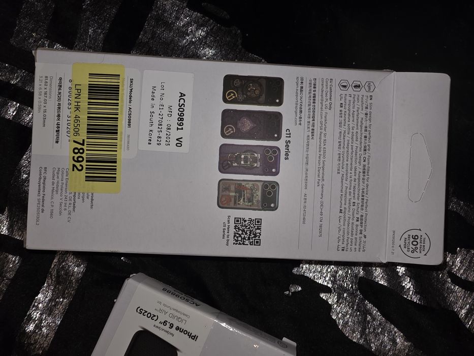 Iphone 17 pro max spigen capas liquid Air