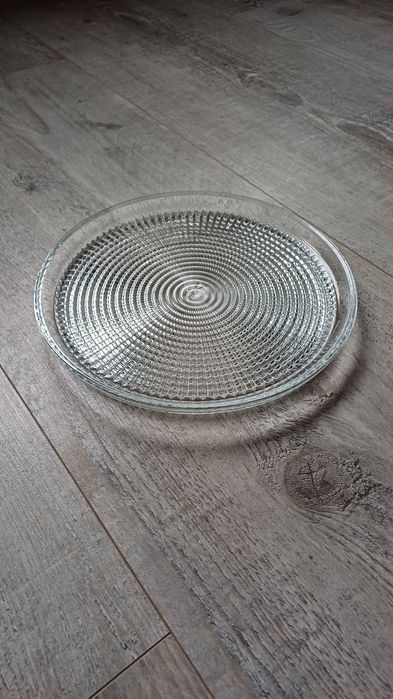 Szklana taca, patera "Raster" Ząbkowice  vintage

To jest szklana pate