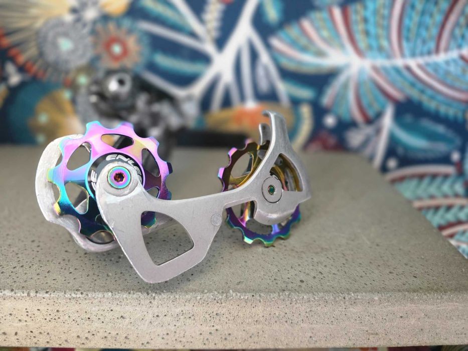 Przerzutka tył Shimano XTR RD-M951 8s biegów/rzędów 3x8 zmodyfikowana