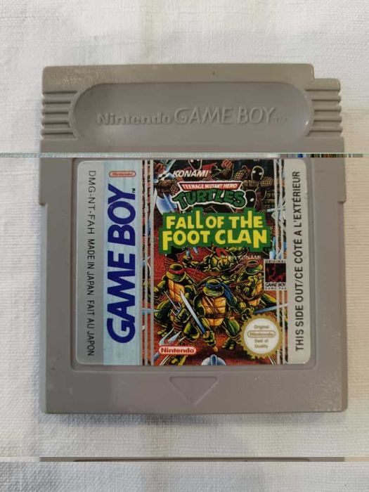 Teenage Mutant Hero Turtles Fall Of The Foot Clan [Game Boy, 1990]