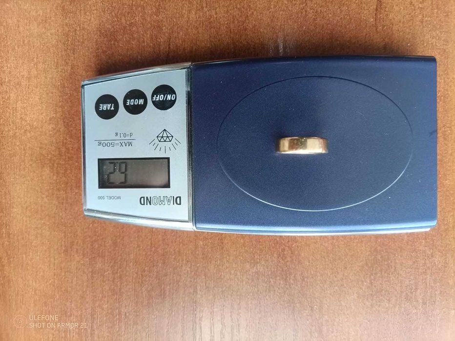 Золота обручка 750 проба
