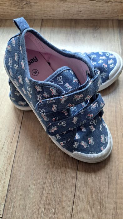 Trampki dziecięce dla dziewczynki rozm.34 dl.21 cm jak nowe