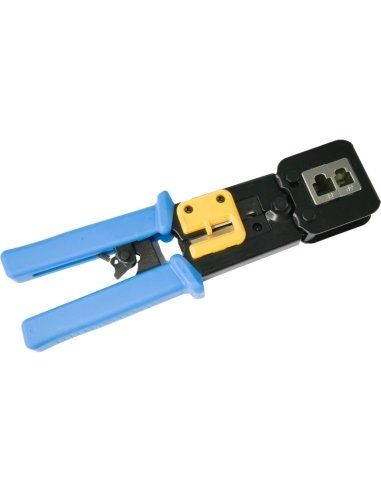 Zaciskarka do wtyków RJ45 standardowych oraz przelotowych ALANTEC