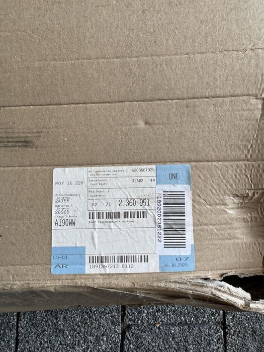 Bagażnik dachowy BMW G30