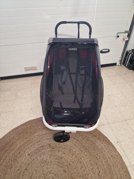 Atrelado / Reboque de Bicicleta HAMAX IXPLORER Vermelho