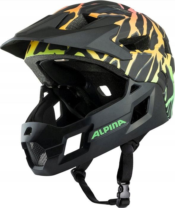 Kask rowerowy Alpina Rupi full face czarny 50-55 cm