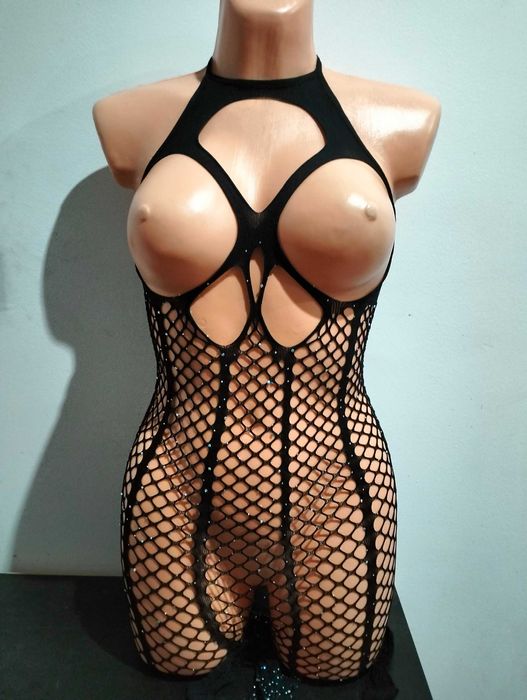 Bodystocking z cyrkoniami