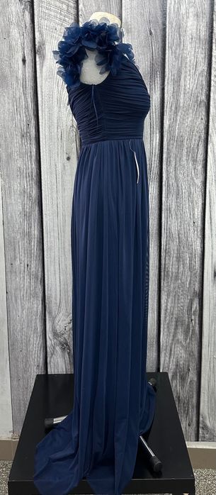 Sukienka maxi granatowa