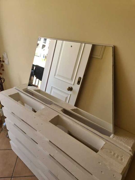 Espelho de Parede Mirror Sala Casa de Banho Quarto WC Bathroom