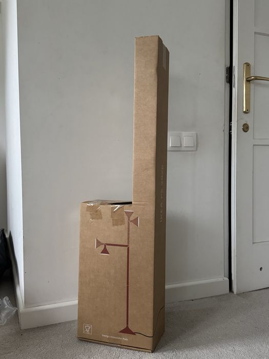 Lampa stojąca Ikea PS 2026 bordowa